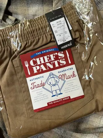 CHEF'S PANTS 워크 팬츠 XL 베이지