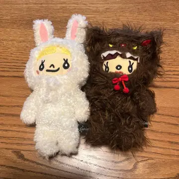 스위머 swimmer 옷 갈아입기 봉제 인형 2체 세트 앨리스 빨간 망토