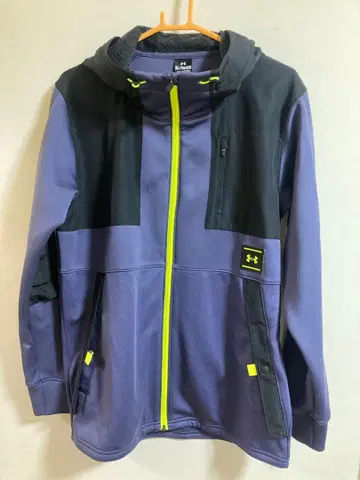 언더아머 후드 부착 후드티 XL 네이비/블랙