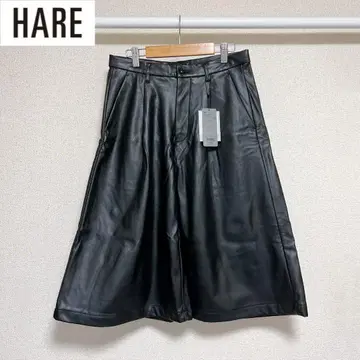 신세틱 가죽 크롭 팬츠