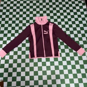 Puma 트랙 자켓 핑크 와인 레드