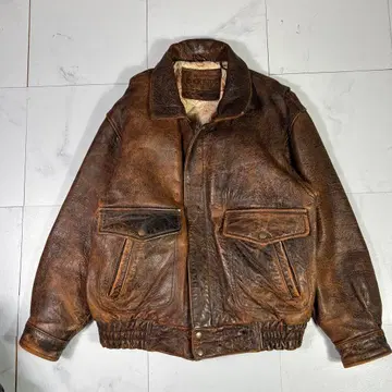 90's ROCKY'TOP A-2형 가죽 자켓 양가죽