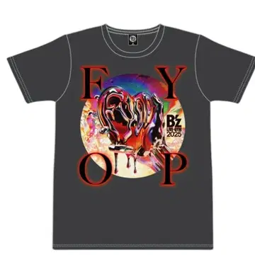 B'z 투어 T셔츠 행운 가득 L 사이즈 도쿄, 오사카 라이브에 맞춤