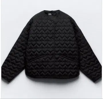 ZARA 하트 퀼팅 자켓