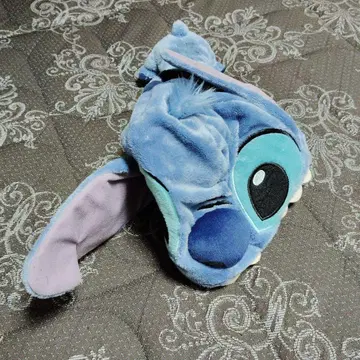 스티치 귀 달린 봉제 인형 모자