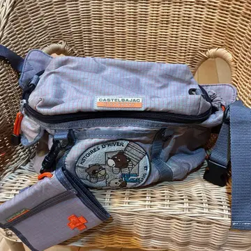 [CASTELBAJAC] 바디백, 웨스트 파우치 세트 지갑 포함