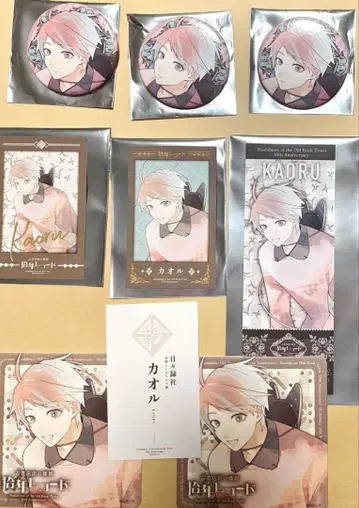 고서점 거리의 하시히메 십년 레코드 카오루 9점 세트