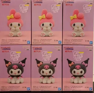 마이멜로디 & 쿠로미 Fluffy Puffy 마이멜로디 쿠로미