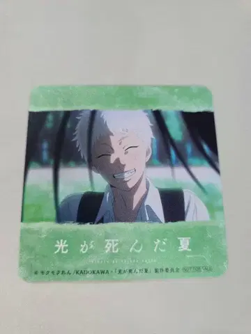 빛이 죽은 여름 GIGO 히카나츠 구이 코스터 2장 세트
