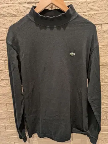 Lacoste 블랙 하이넥 트레이닝복