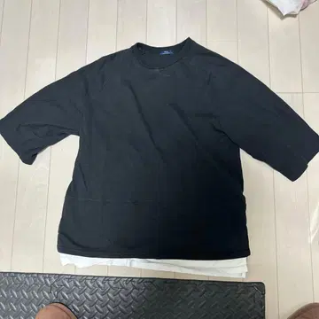 ITEMS URBAN RESEARCH 블랙 래글런 T셔츠