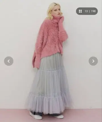 핑크 터틀넥 스웨터 미사용 새상품