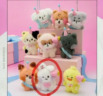 zeroni HOME PARTY 미니 봉제 인형 키링