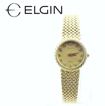 ELGIN 엘진 FK279 여성용 손목시계 쿼츠 12P 골드