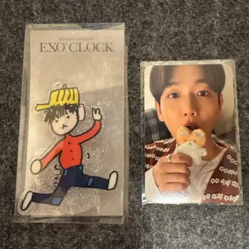 백현 아크릴 키링 EXO CLOCK 팬미팅