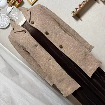 새상품급 LANDS'END 울 100% 자켓 코트 하프 코트