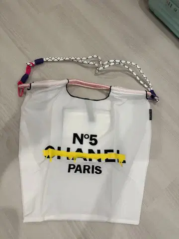 패러디 화이트 에코백