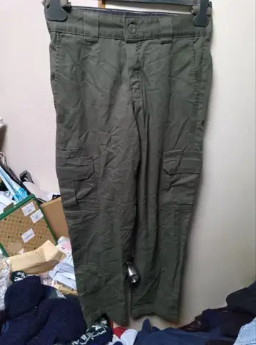 무료배송 디키즈 슬림 카고 팬츠 카키 W30 L32 페인터