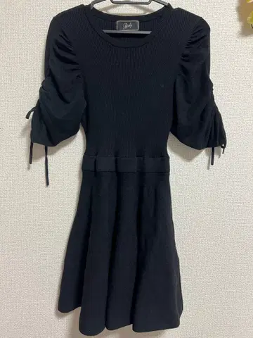 Rady 원피스 2개 세트 리브 퍼프 미니 원피스 오프숄더 셋업