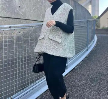 ELLA ella 에라 트위드 베스트