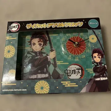 새상품 귀멸의 칼날 탄지로 아크릴 락 시계