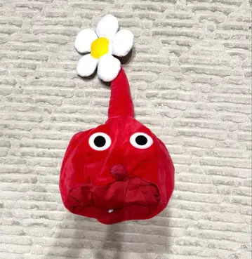 빨간 피크민 모자