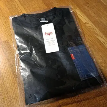 T셔츠 긴팔 밥슨 블랙 S