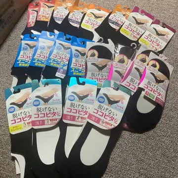 벗겨지지 않는 코코피타 블랙 삭스 20켤레 세트