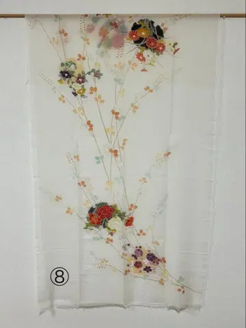 캐시미어 스톨 (손그림 교유젠)