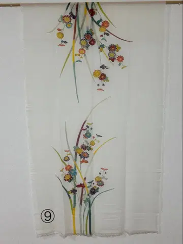 캐시미어 스톨 (손그림 교유젠)