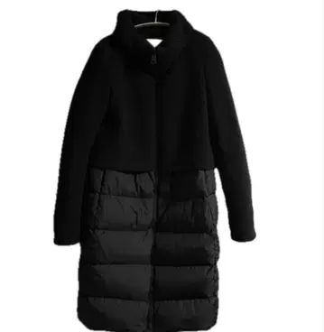 Herno 블랙 롱 다운 코트