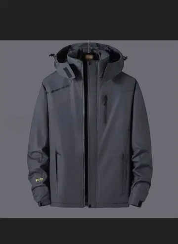 다크 그레이 후드 부착 마운틴 후드티 XL