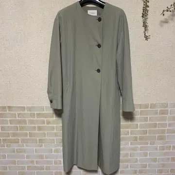 유나이티드 애로우즈 뷰티 앤 유스 트윌 노카라 코트