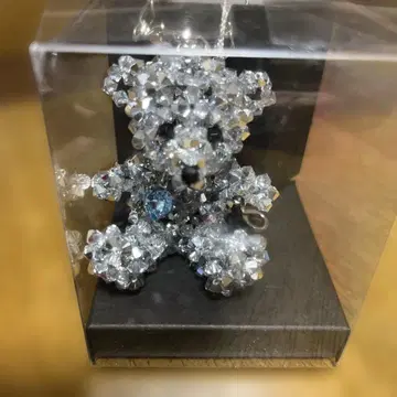 렉서스 테디베어 스와로브스키 참 키링