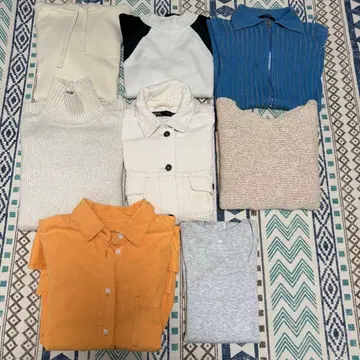 묶음 판매 상의 셔츠 후드티 니트 8세트