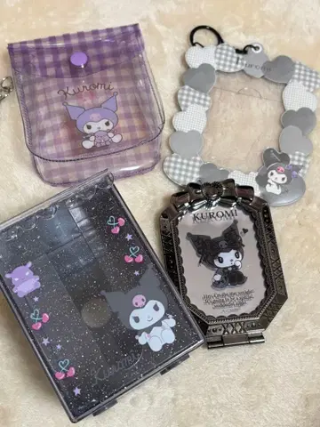 쿠로미 트레이딩 카드 케이스 거울 파우치 세트