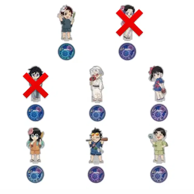 귀멸의 칼날 불꽃축제 sd 아크릴 스탠드