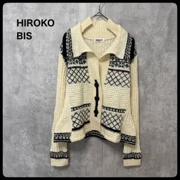 HIROKO BIS 히로코비스 긴팔 가디건 상의 니트