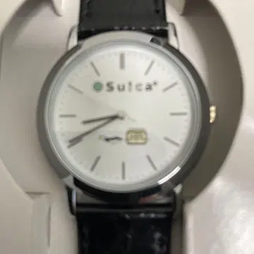 Suica 손목시계 (쿼츠) 화이트/블랙