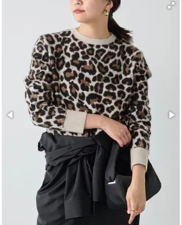 [ Drawing Numbers ] 애니멀 자카드 플레인 니트 새상품