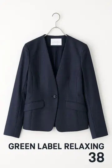GREEN LABEL RELAXING 노라펠 자켓 네이비 워셔블