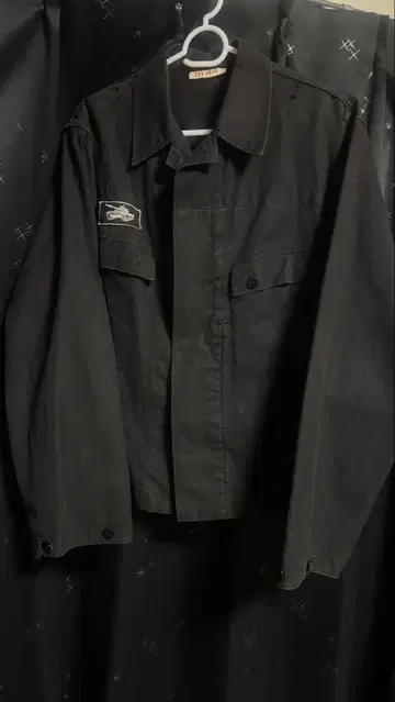 archive military denim jacket m44