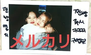 weki meki 엘리 루시 친필 사인 폴라로이드 폴라