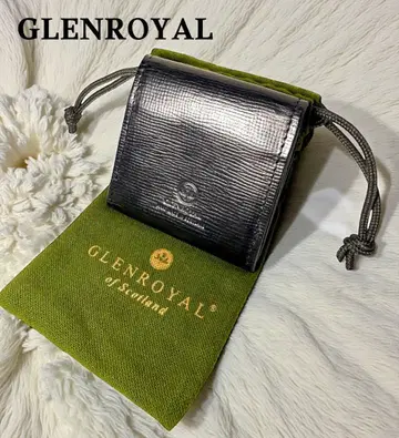 새상품급 GLENROYAL 코인 케이스 가죽 천연 가죽 지갑 남성용