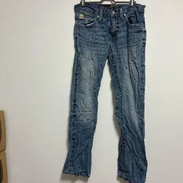 한정판 CINCH JEAN 라이트 블루 스트레이트 데님