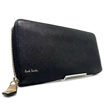 새상품급 폴스미스 장지갑 가죽 라운드 지퍼 블랙