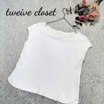 [ 트웰브 옷장 ] 여성용 상의 와플 슬리브리스 프리