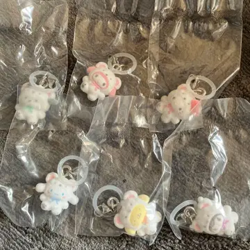 산리오 메지루시 액세서리 폭신폭신 스노우 6종 컴프