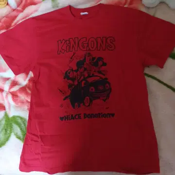 KiNGONS T셔츠 L 사이즈 빨간색