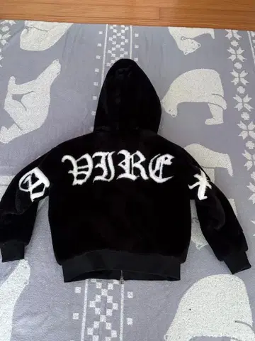 AVIREX 플리스 자켓 블랙 S 공식 매장 구매